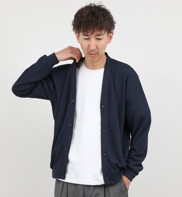 NOLLEY'S goodman「ワッフルカーディガン ウォッシャブル 26AW」|カーディガン|