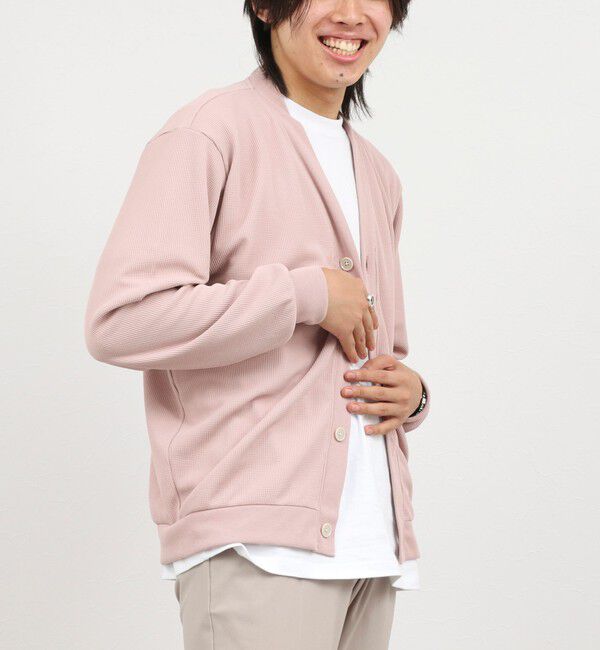 NOLLEY'S goodman「ワッフルカーディガン ウォッシャブル 26AW」|カーディガン|