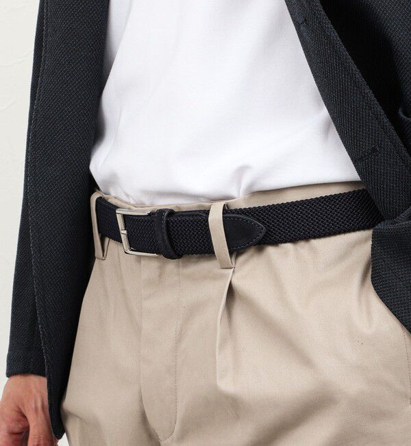 NOLLEY'S goodman「【Saddler's/サドラーズ】別注イントレチャート30mm幅」|ベルト|ネイビー