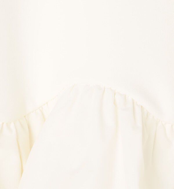 NOLLEY'S「《セットアップ対応/UVカット/2WAYストレッチ》ウォッシャブダルンボール裾フリルプルオーバー」|Tシャツ・カットソー|