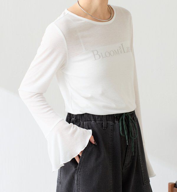  「袖フレアスリーブカットソー」|Tシャツ・カットソー|