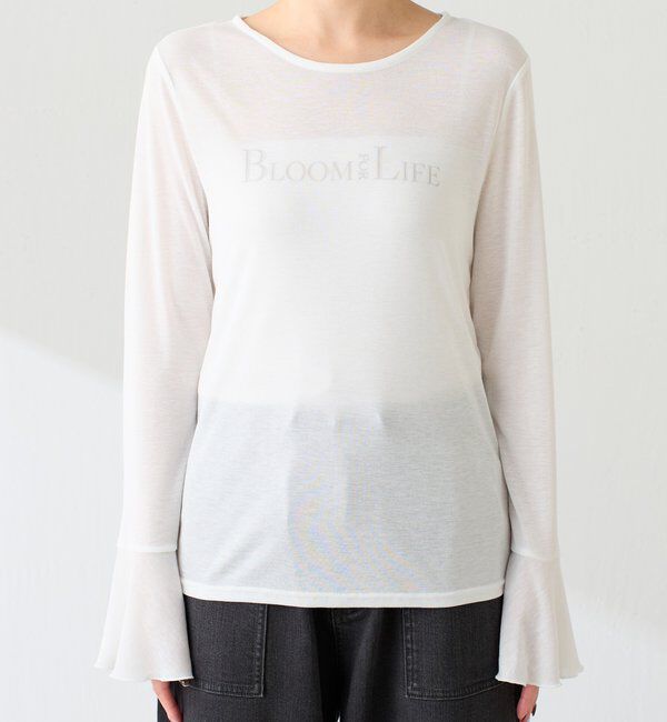  「袖フレアスリーブカットソー」|Tシャツ・カットソー|