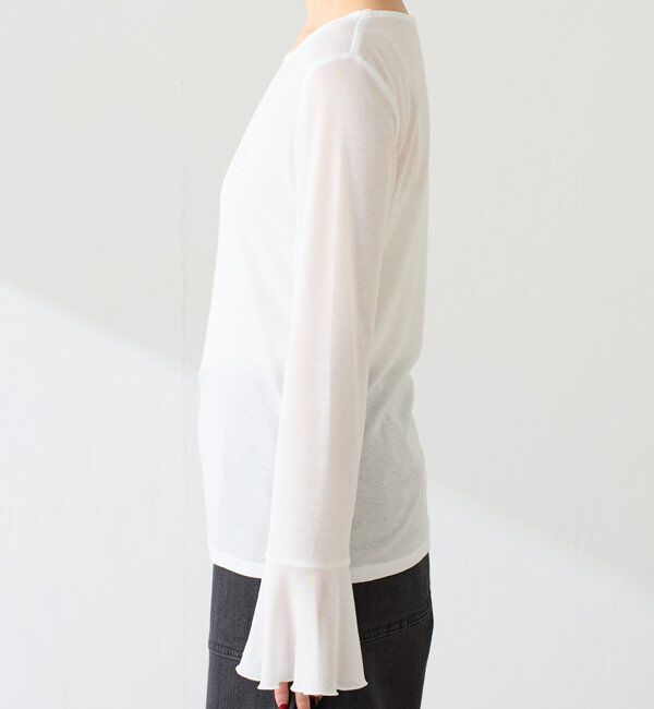  「袖フレアスリーブカットソー」|Tシャツ・カットソー|