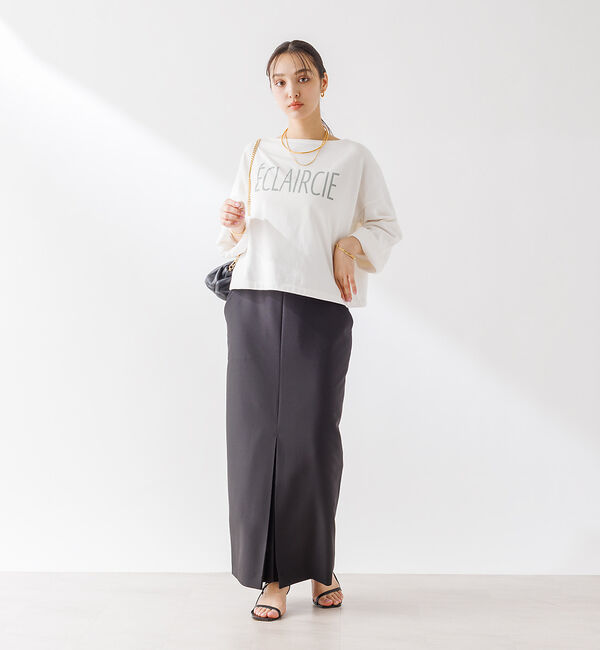 Rouge vif「ウエスト切り替えスリットスカート」|スカート|