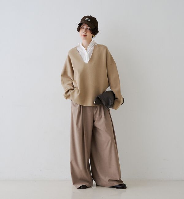 Rouge vif「タックワイドストレートパンツ」|その他|