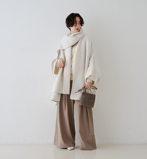 Rouge vif「タックワイドストレートパンツ」|その他|