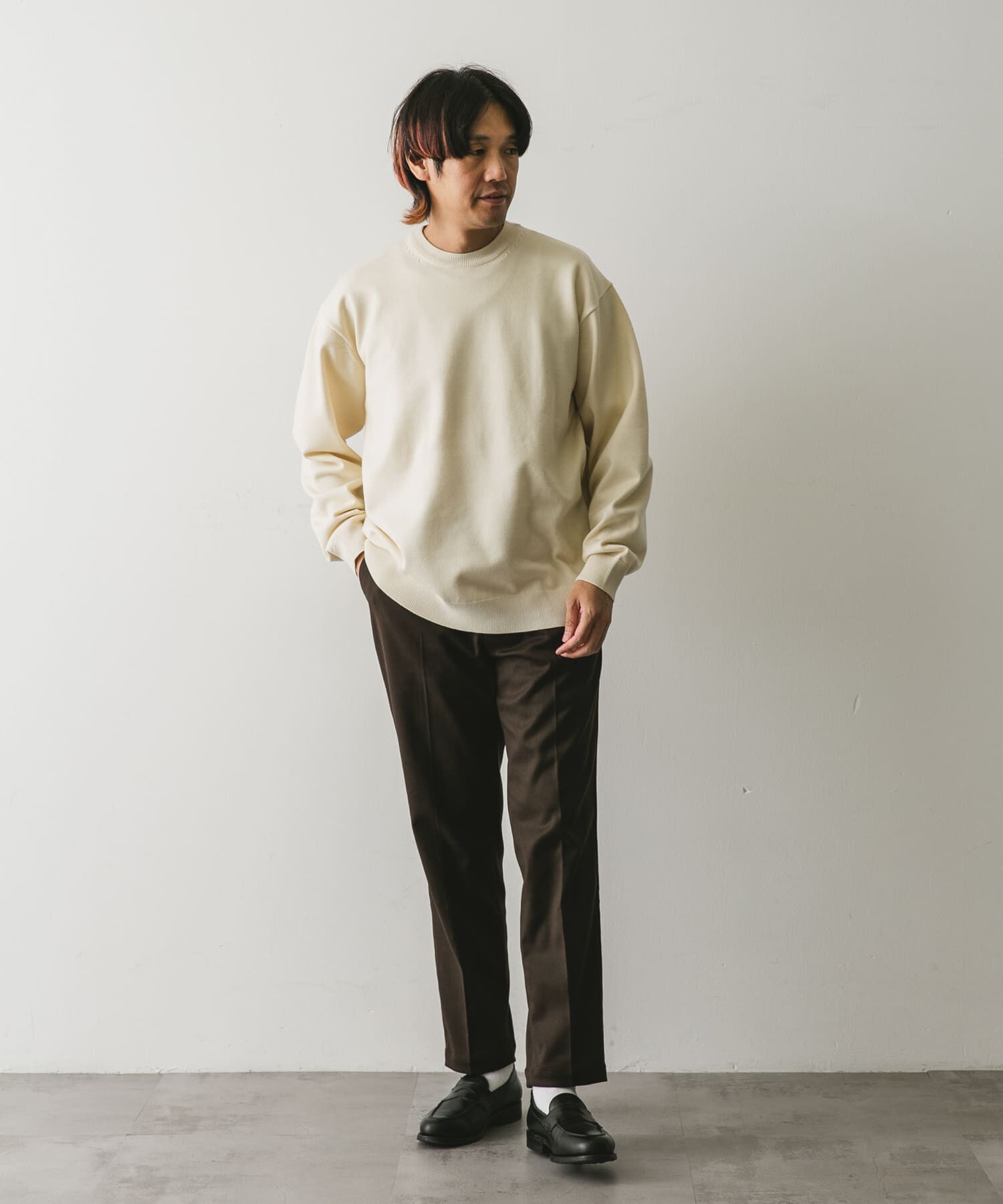 URBAN RESEARCH DOORS「ウールライクテーパードトラウザー」|その他|