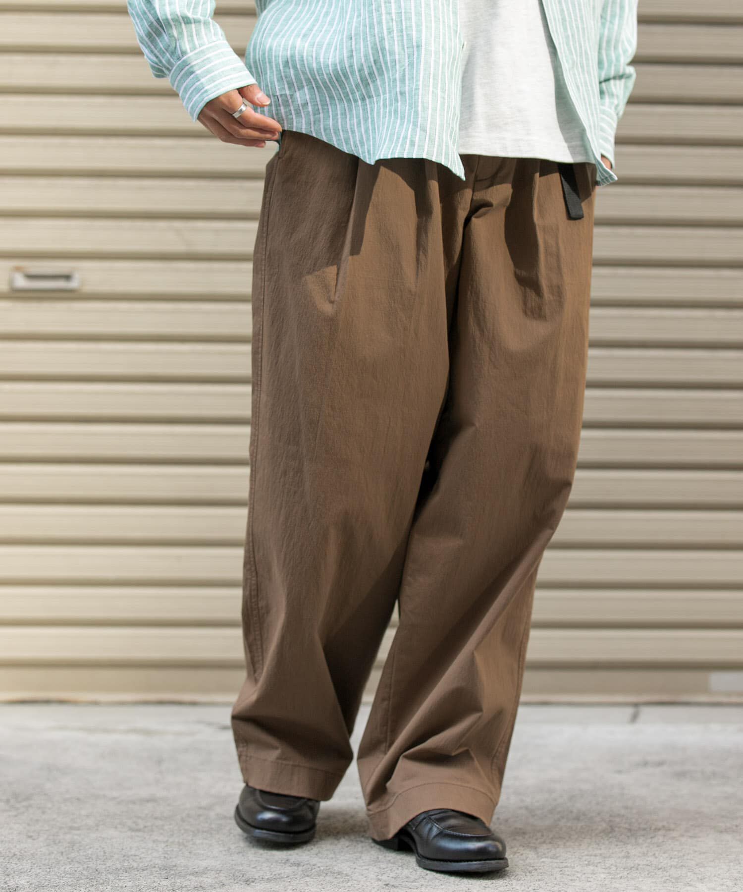 URBAN RESEARCH DOORS「FORK&SPOON　ツータックワイドイージーパンツ」|その他|