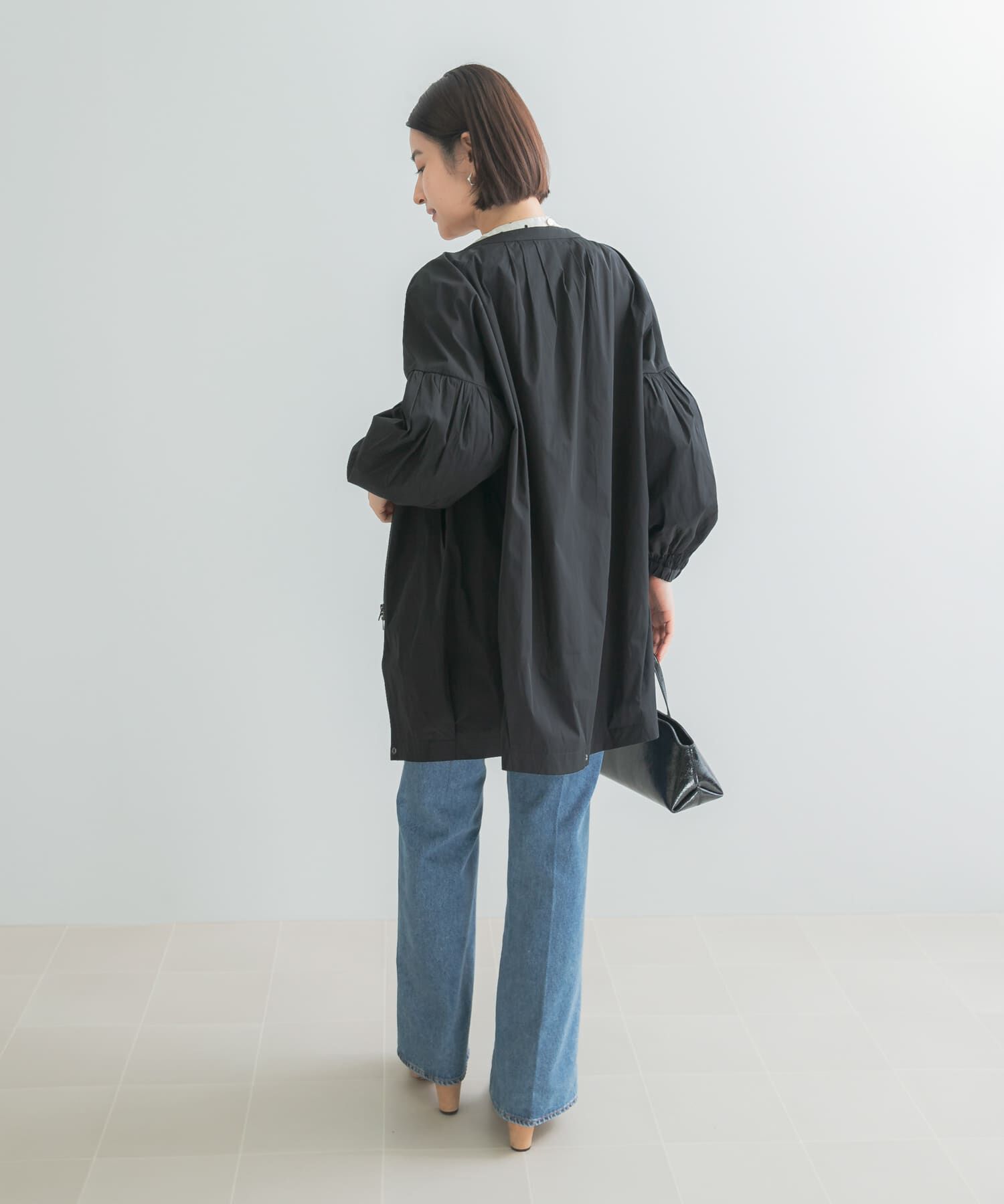 URBAN RESEARCH ROSSO「MARILYN MOON 2WAY LENGTH TAFFETA BLOUSON」|ブルゾン・スタジャン|