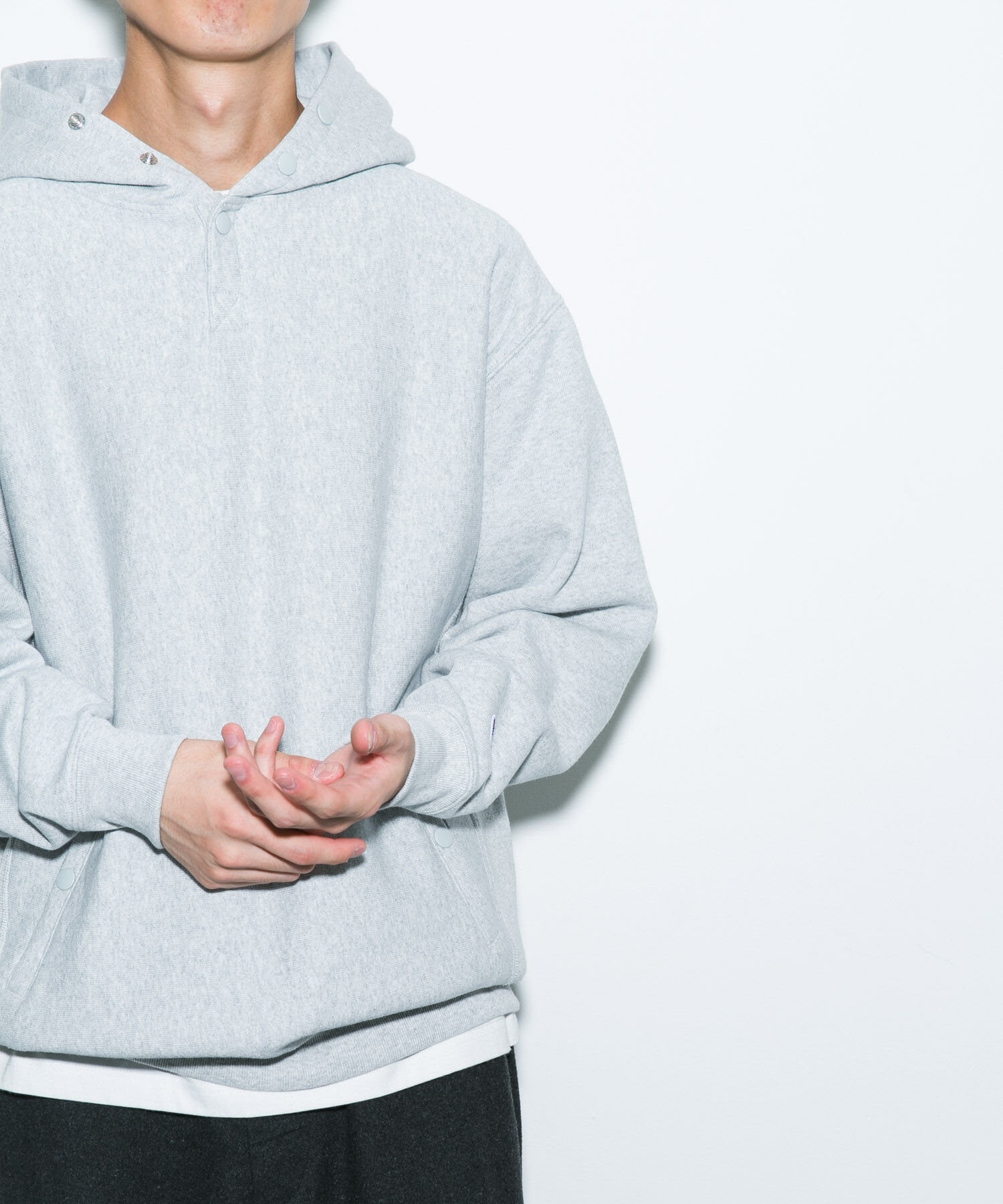 URBAN RESEARCH DOORS「『別注』Champion&times;DOORS　HALF SNAP PARKA」|パーカー|