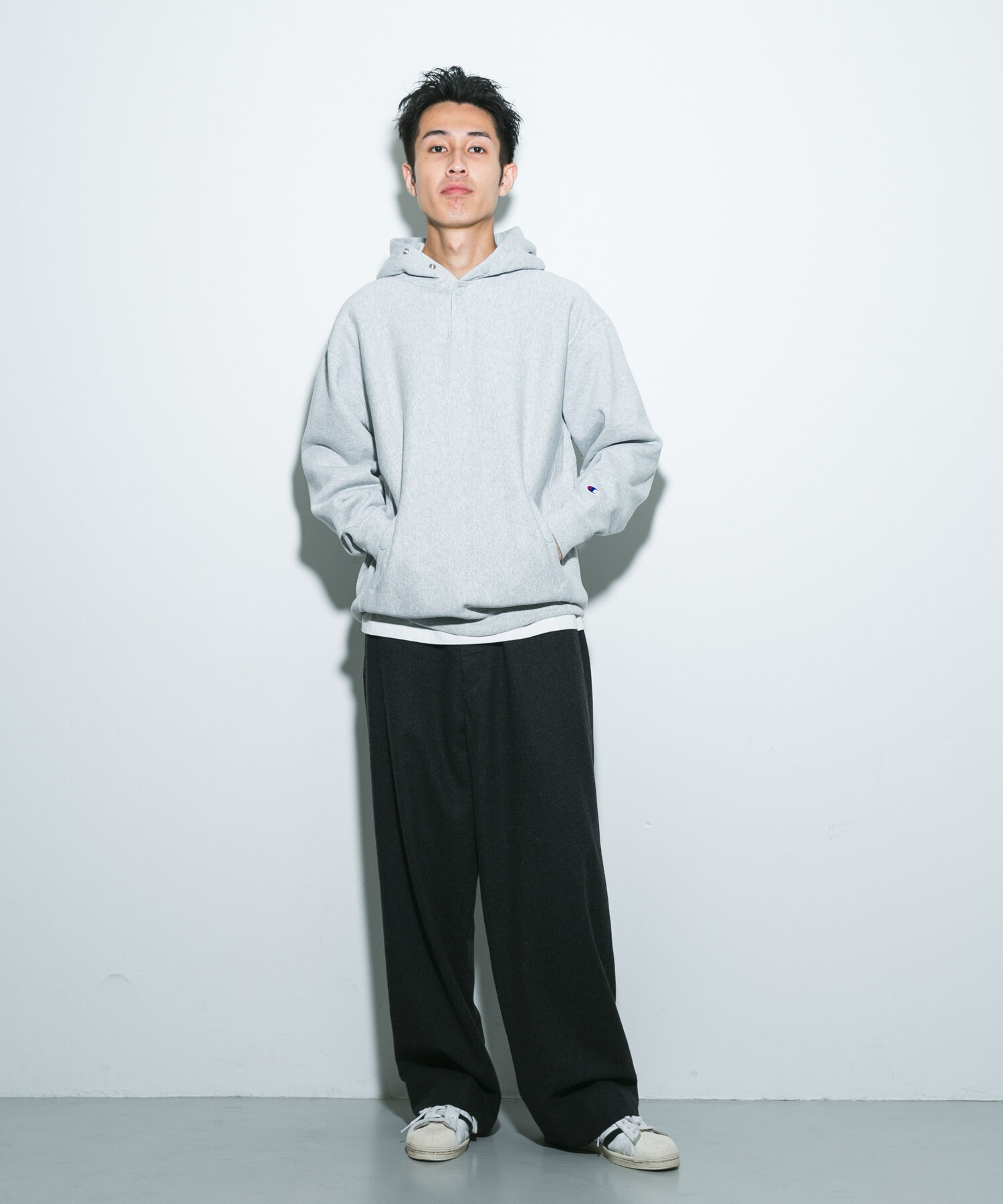 URBAN RESEARCH DOORS「『別注』Champion&times;DOORS　HALF SNAP PARKA」|パーカー|