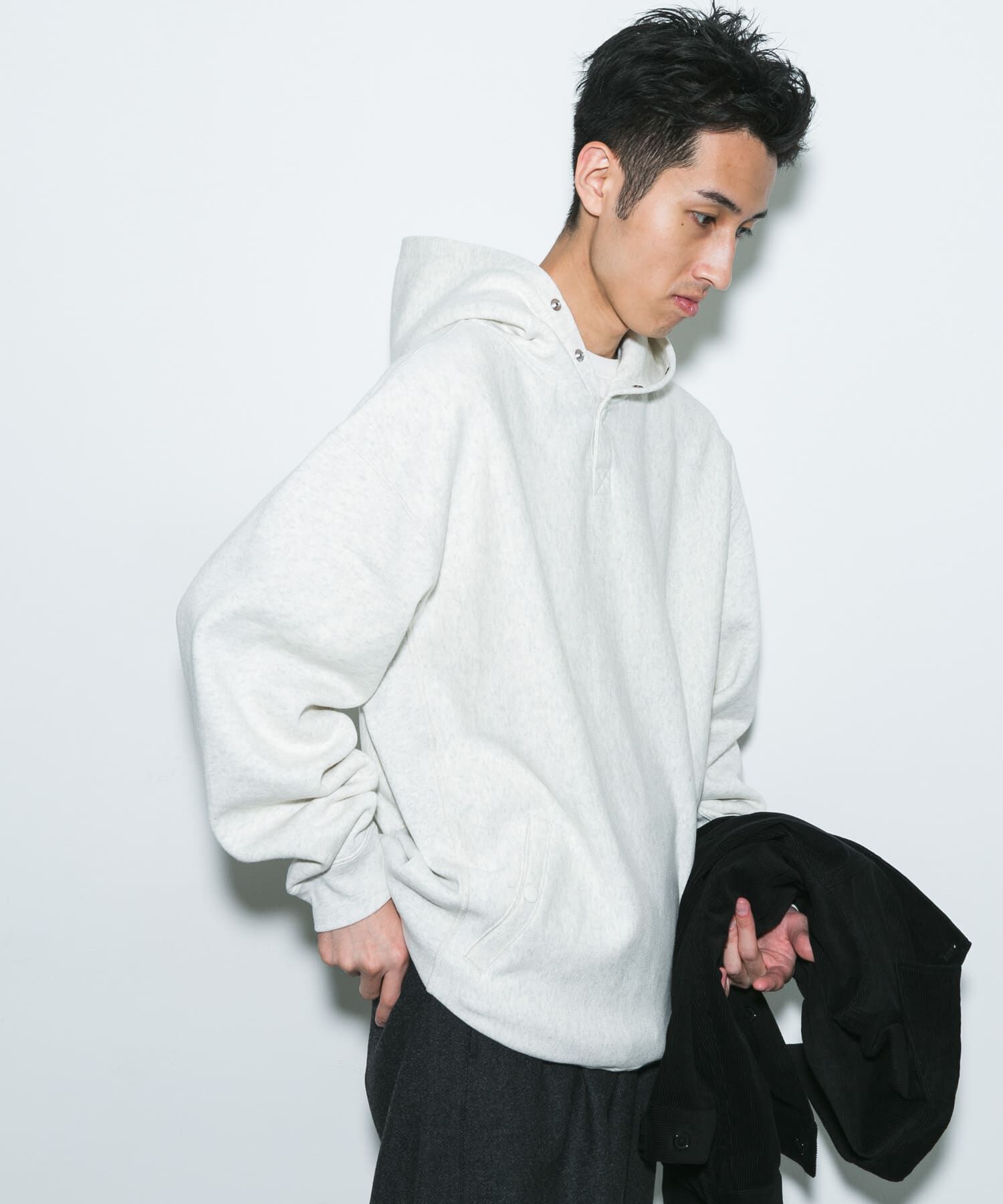 URBAN RESEARCH DOORS「『別注』Champion&times;DOORS　HALF SNAP PARKA」|パーカー|
