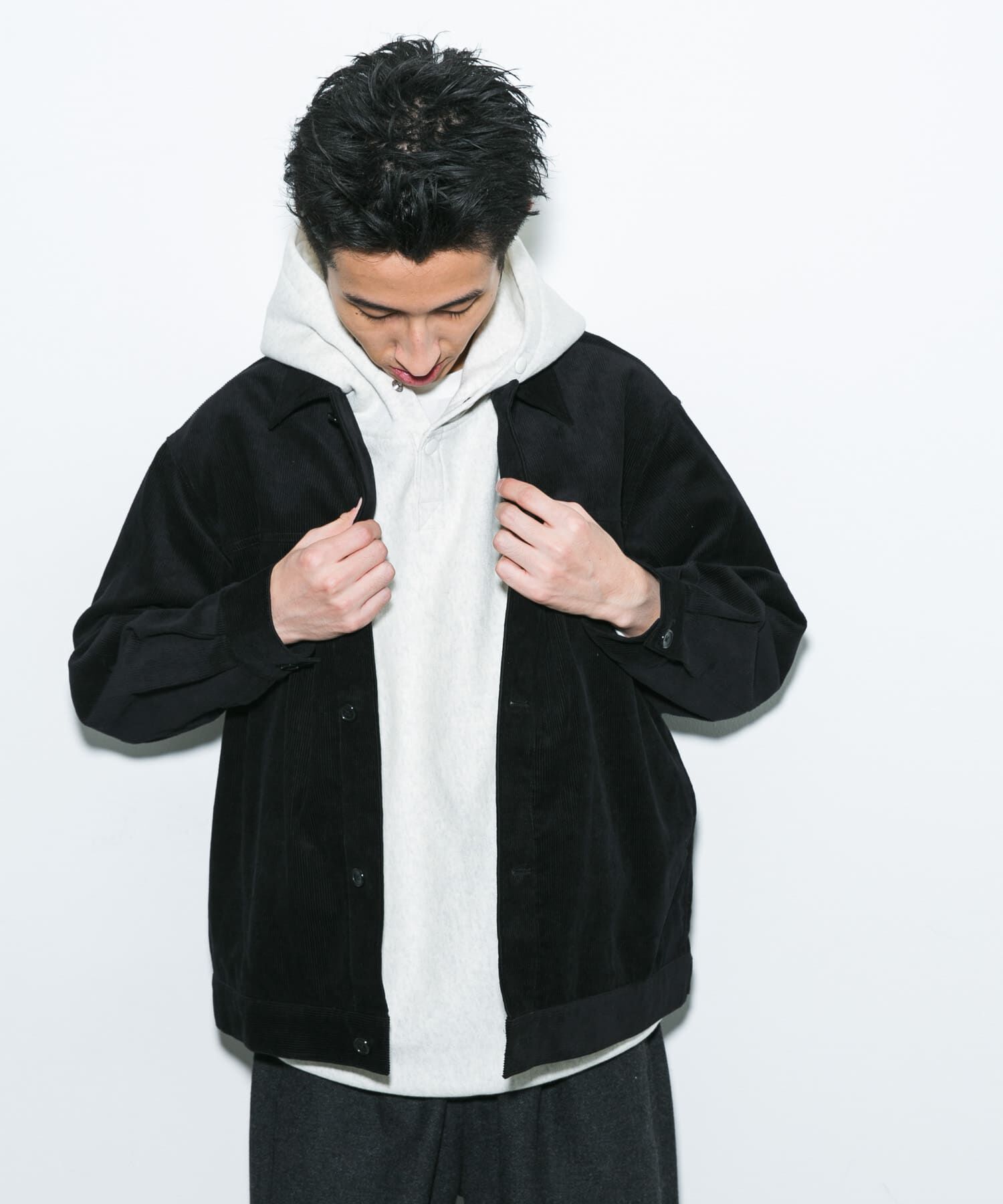 URBAN RESEARCH DOORS「『別注』Champion&times;DOORS　HALF SNAP PARKA」|パーカー|