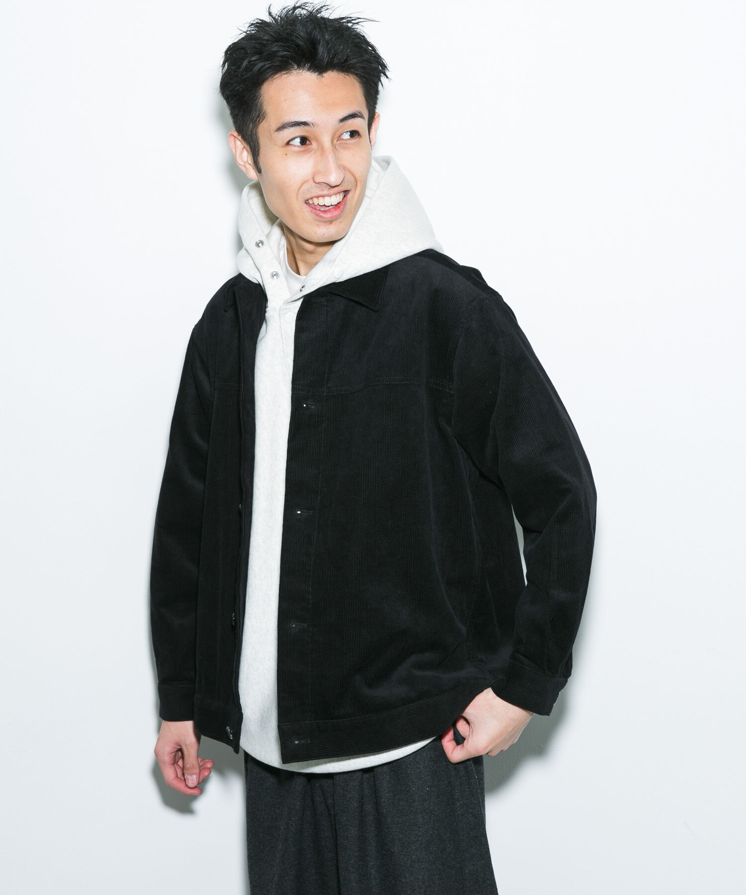 URBAN RESEARCH DOORS「『別注』Champion&times;DOORS　HALF SNAP PARKA」|パーカー|