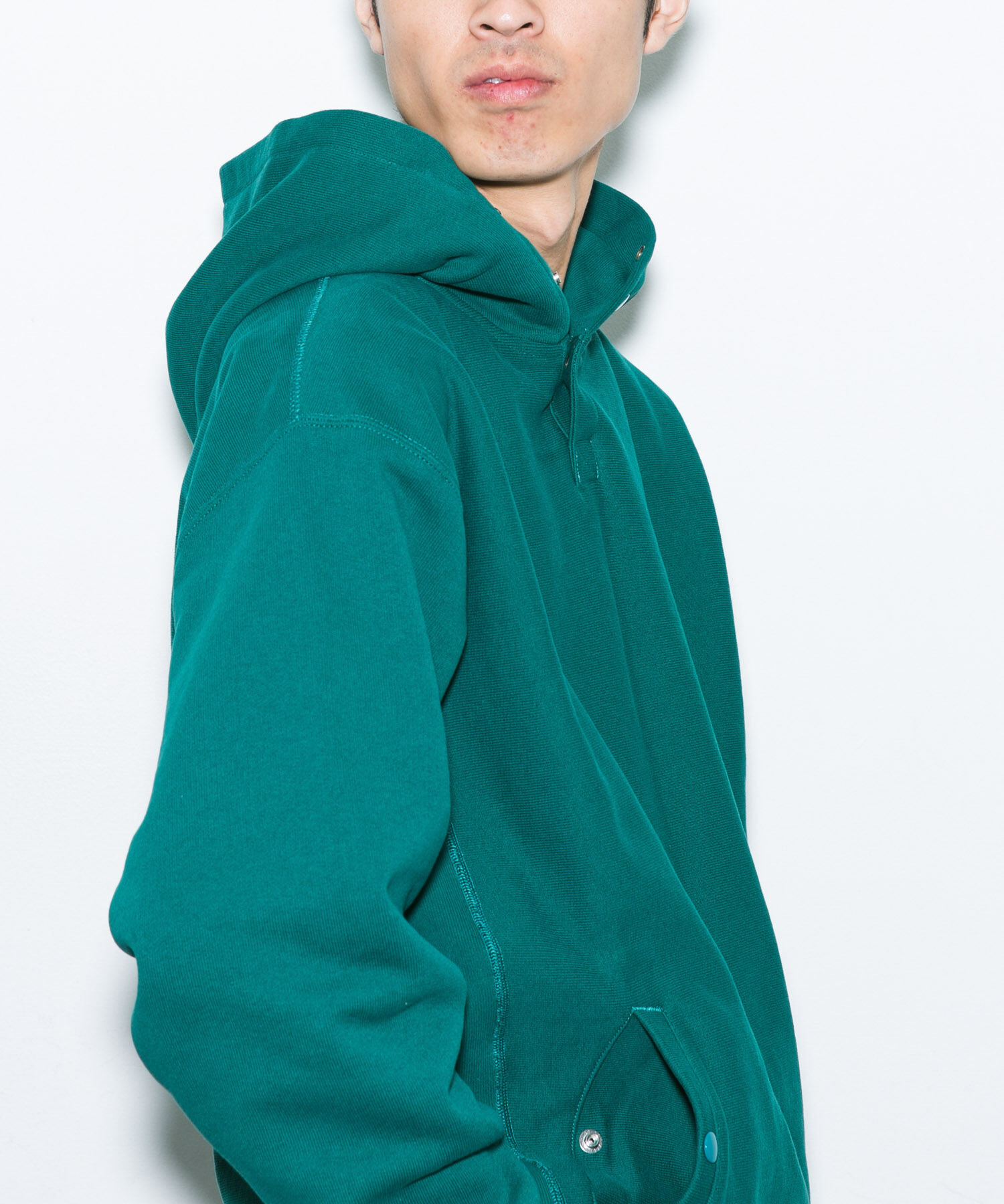 URBAN RESEARCH DOORS「『別注』Champion&times;DOORS　HALF SNAP PARKA」|パーカー|