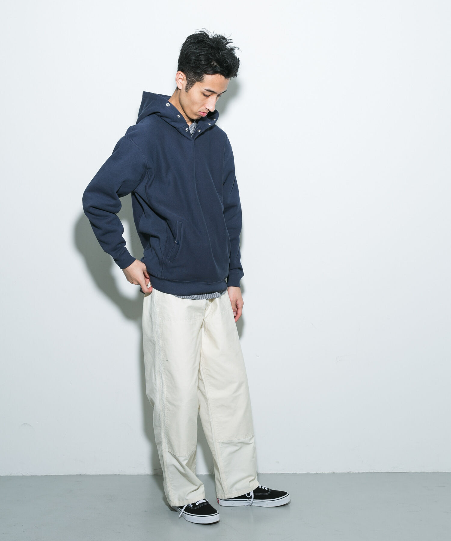 URBAN RESEARCH DOORS「『別注』Champion&times;DOORS　HALF SNAP PARKA」|パーカー|