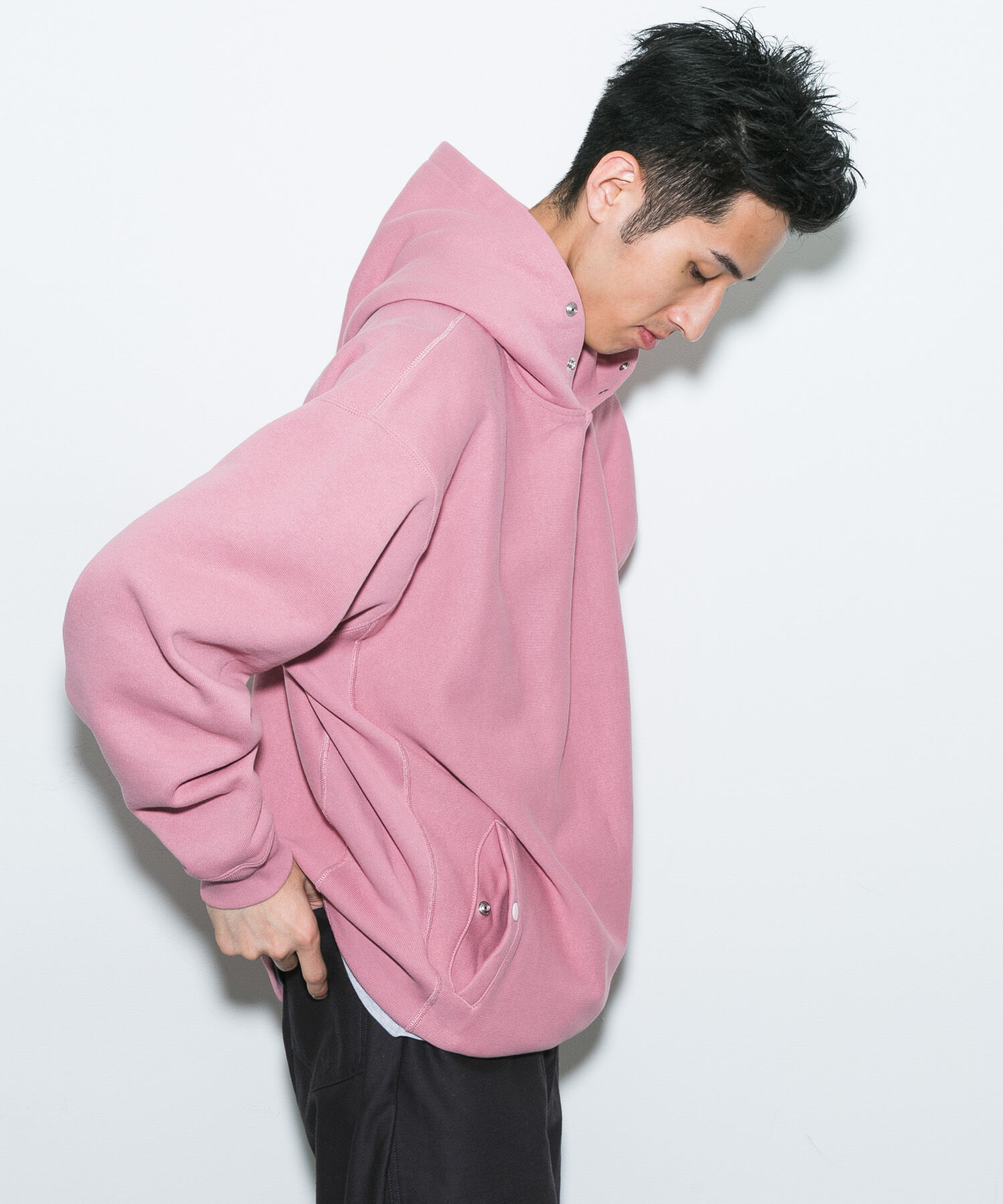 URBAN RESEARCH DOORS「『別注』Champion&times;DOORS　HALF SNAP PARKA」|パーカー|
