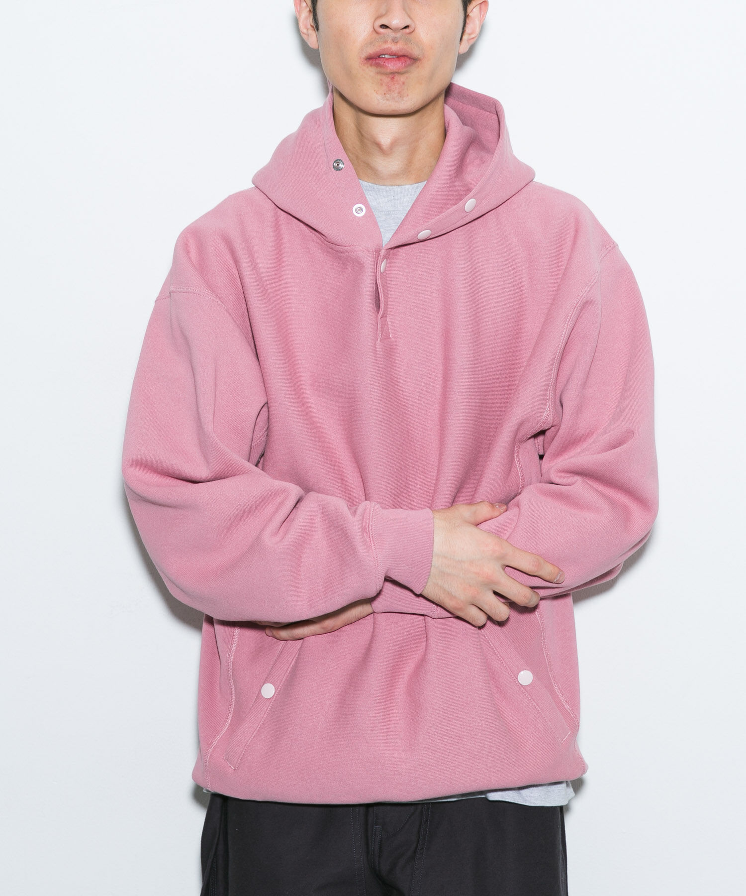 URBAN RESEARCH DOORS「『別注』Champion&times;DOORS　HALF SNAP PARKA」|パーカー|