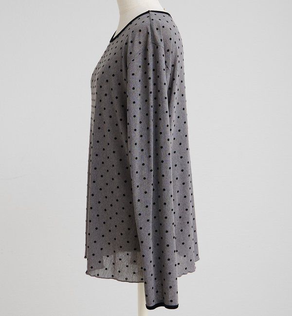  「フロッキードットカットソー」|プルオーバー|