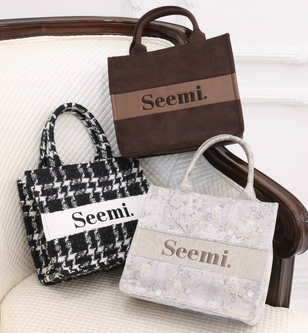 Seemi.by NICE CLAUP「【Seemi.by NICE CLAUP】ロゴトートバッグ」|トートバッグ|