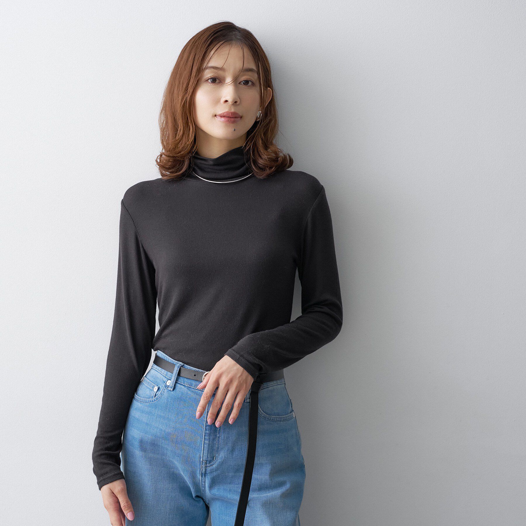 UNTITLED「【吸湿発熱】ハイネックインナー」|Tシャツ・カットソー|