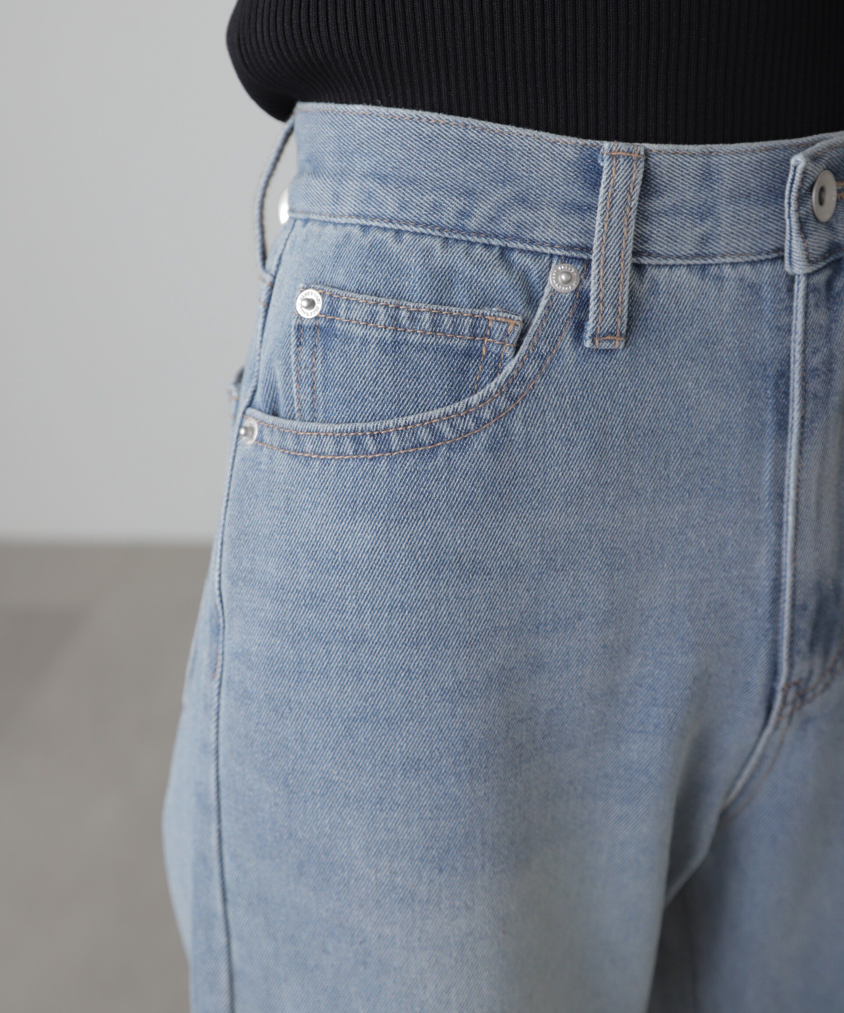  「[XS-Lサイズ展開]ストレートデニムパンツ」|その他|