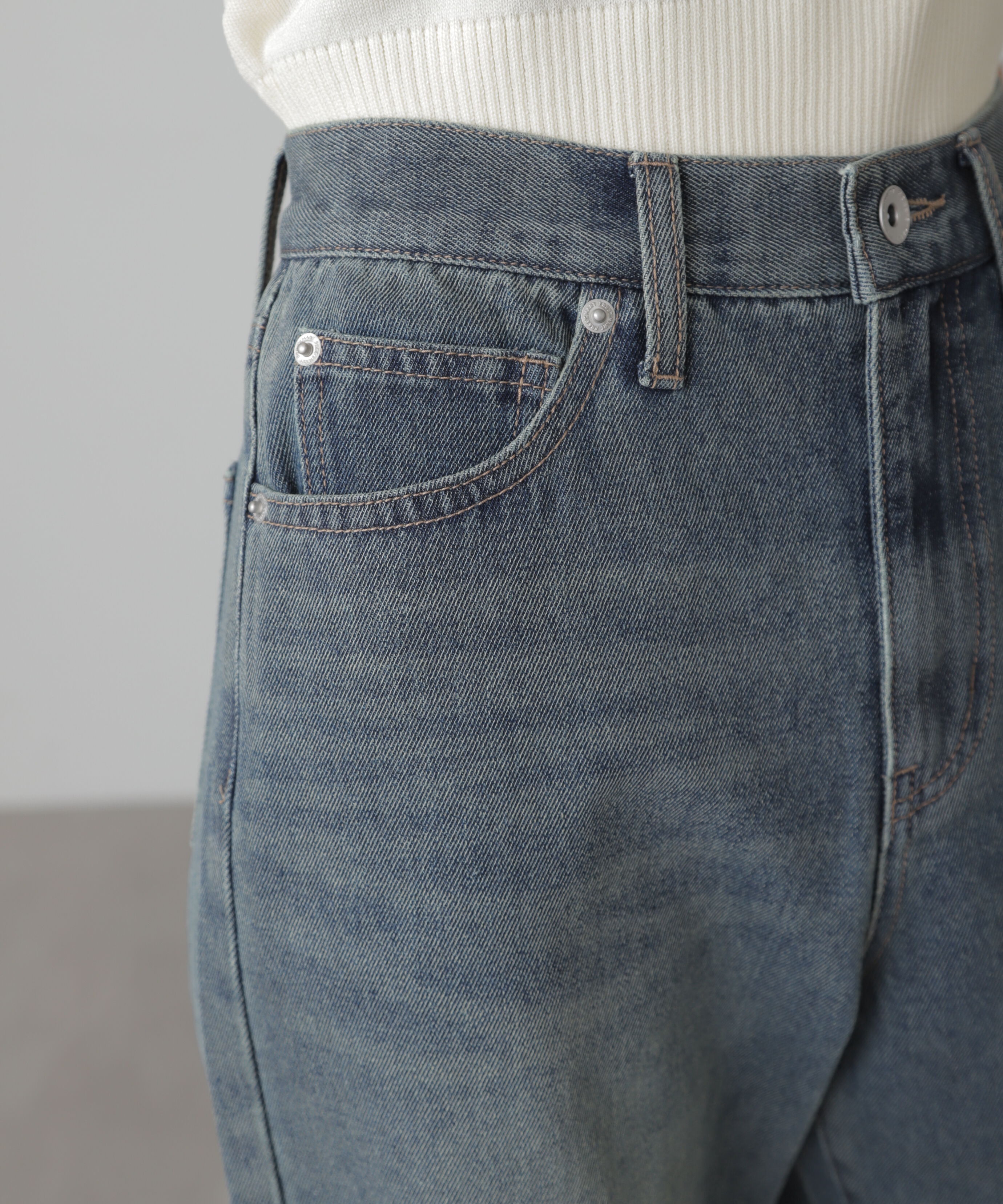  「[XS-Lサイズ展開]ストレートデニムパンツ」|その他|