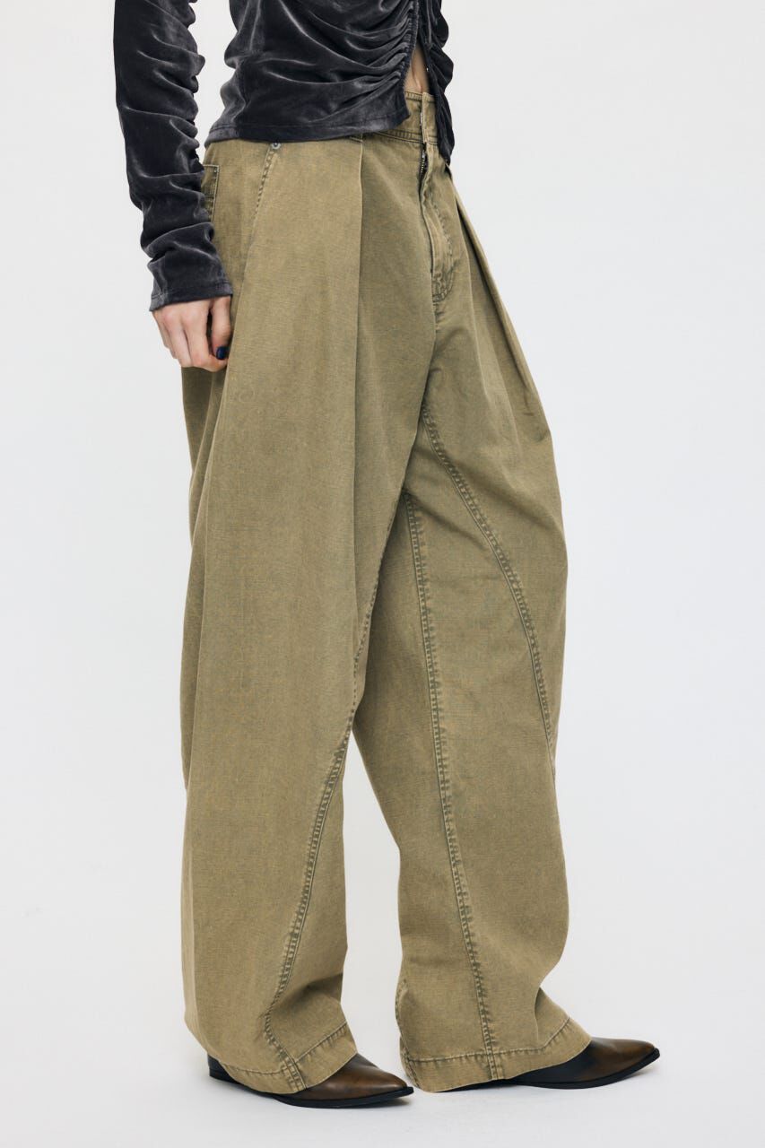 MOUSSY「CURVE LINE TUCK パンツ」|その他|