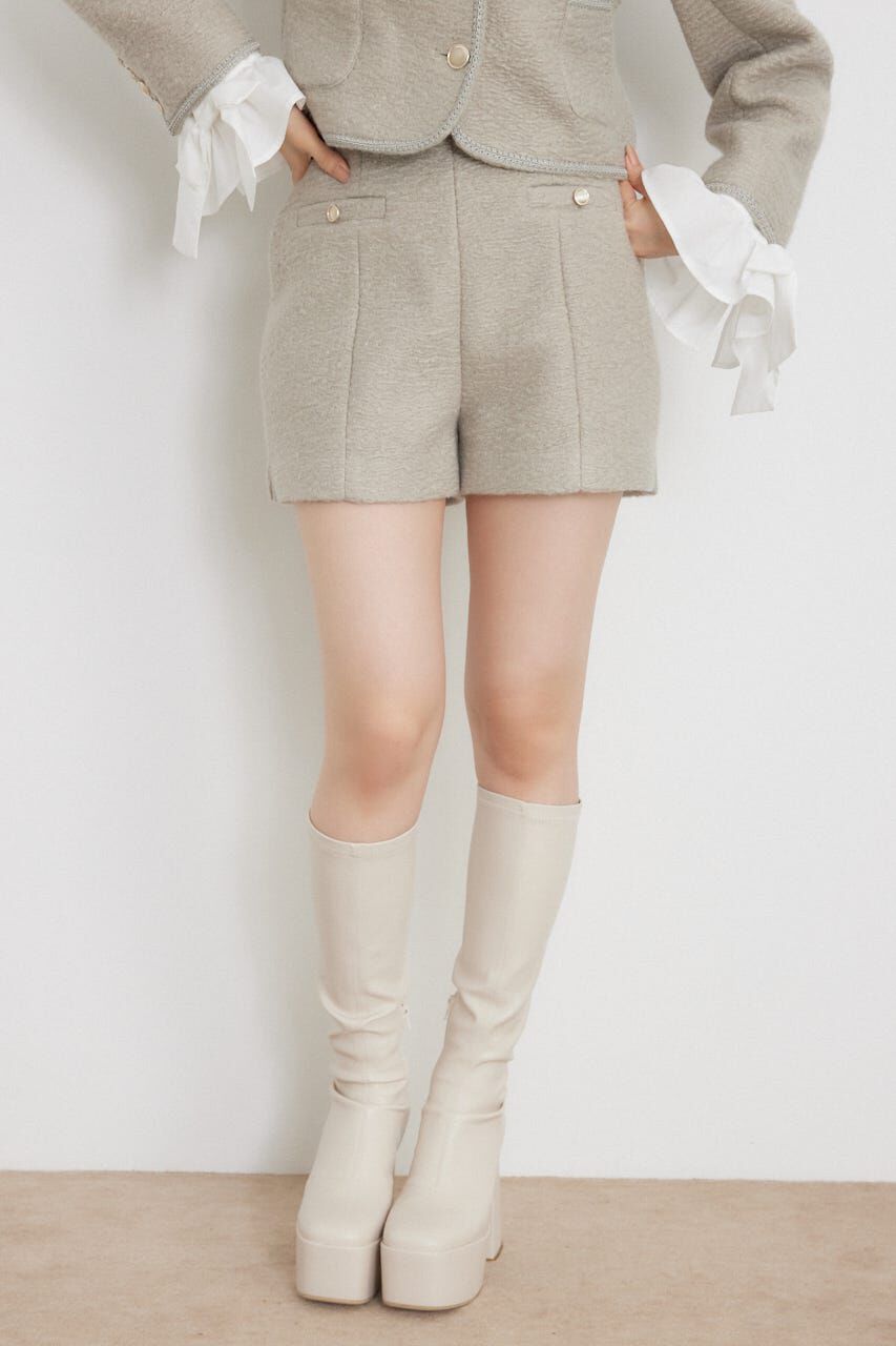 rienda「ハイウエストスリットショートパンツ」|その他|