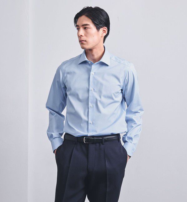 UNITED ARROWS「イージーケア AG ブロードセミワイド シャツ 抗菌防臭」|シャツ・ブラウス|