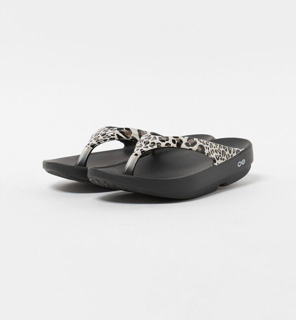 UNITED ARROWS green label relaxing「＜OOFOS＞Oolala レオパード / ウーララ」|サンダル|
