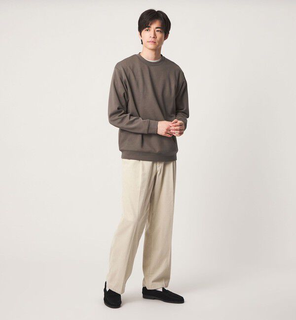 UNITED ARROWS green label relaxing「【WEB限定】JUST fit デイリー ダンボール クルーネック スウェット」|スウェット・ジャージ|