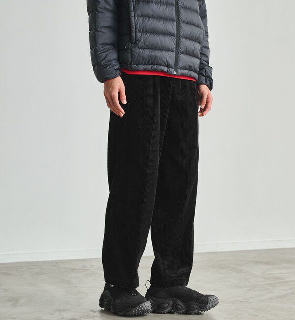 UNITED ARROWS green label relaxing「コーデュロイ ワイド 1P パンツ W4」|その他|BLACK