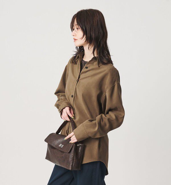 BEAUTY&YOUTH UNITED ARROWS「ポリエステル スエードライク シャツ」|シャツ・ブラウス|MOCA