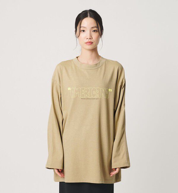 BEAUTY&YOUTH UNITED ARROWS「＜Americana＞プリント チュニックTシャツ」|Tシャツ・カットソー|