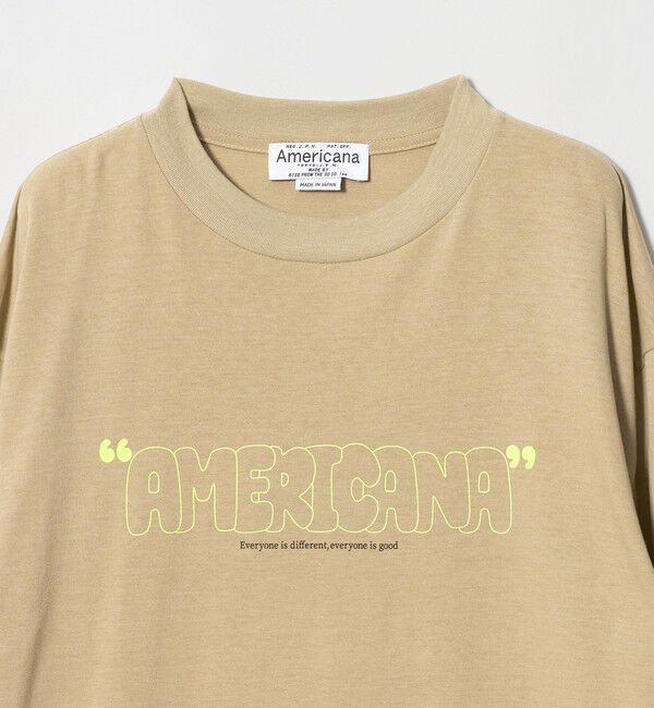 BEAUTY&YOUTH UNITED ARROWS「＜Americana＞プリント チュニックTシャツ」|Tシャツ・カットソー|