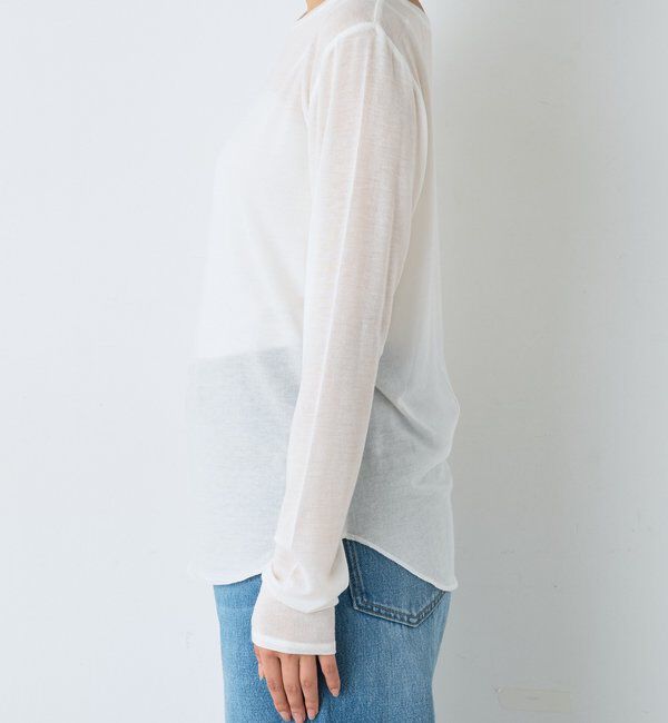  「シルクカシミヤブレンドボートT」|Tシャツ・カットソー|