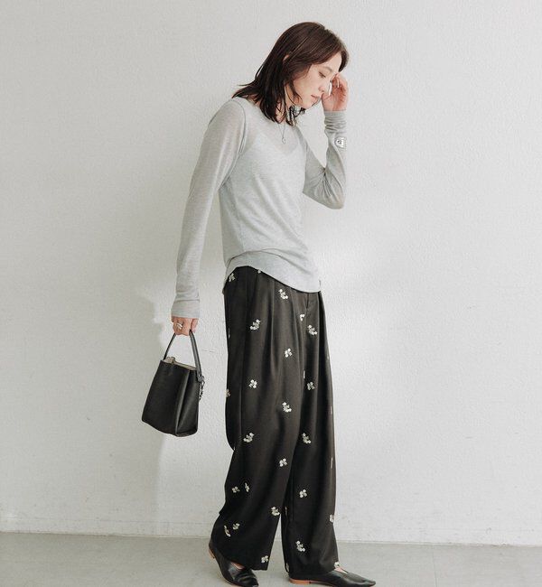  「シルクカシミヤブレンドボートT」|Tシャツ・カットソー|