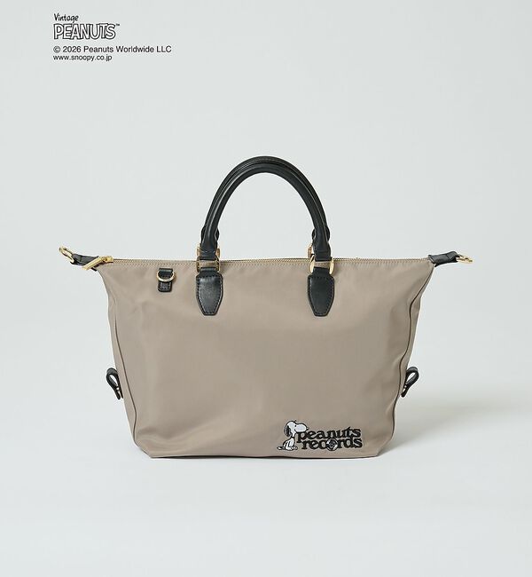LOWELL things「【PEANUTS&times;LOWELL Things】スヌーピーコラボ 2WAYボストン」|ボストンバッグ|