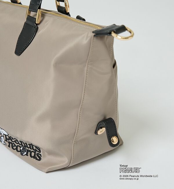 LOWELL things「【PEANUTS&times;LOWELL Things】スヌーピーコラボ 2WAYボストン」|ボストンバッグ|