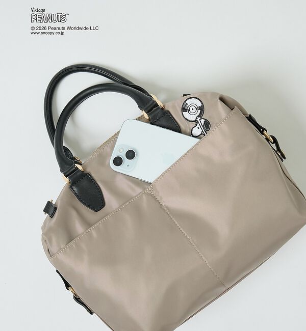LOWELL things「【PEANUTS&times;LOWELL Things】スヌーピーコラボ 2WAYボストン」|ボストンバッグ|