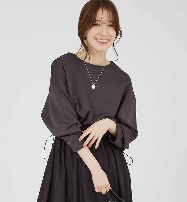 abahouse mavie「【大人のいちまんワンピ】カットコンビドロストワンピース」|ワンピース|