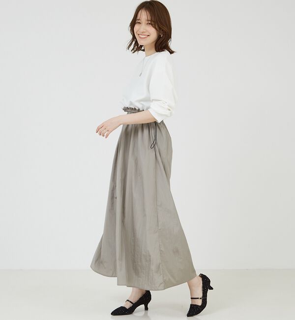 abahouse mavie「【大人のいちまんワンピ】カットコンビドロストワンピース」|ワンピース|