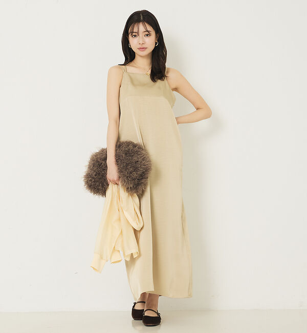 abahouse mavie「ダブルストラップキャミワンピース」|ワンピース|