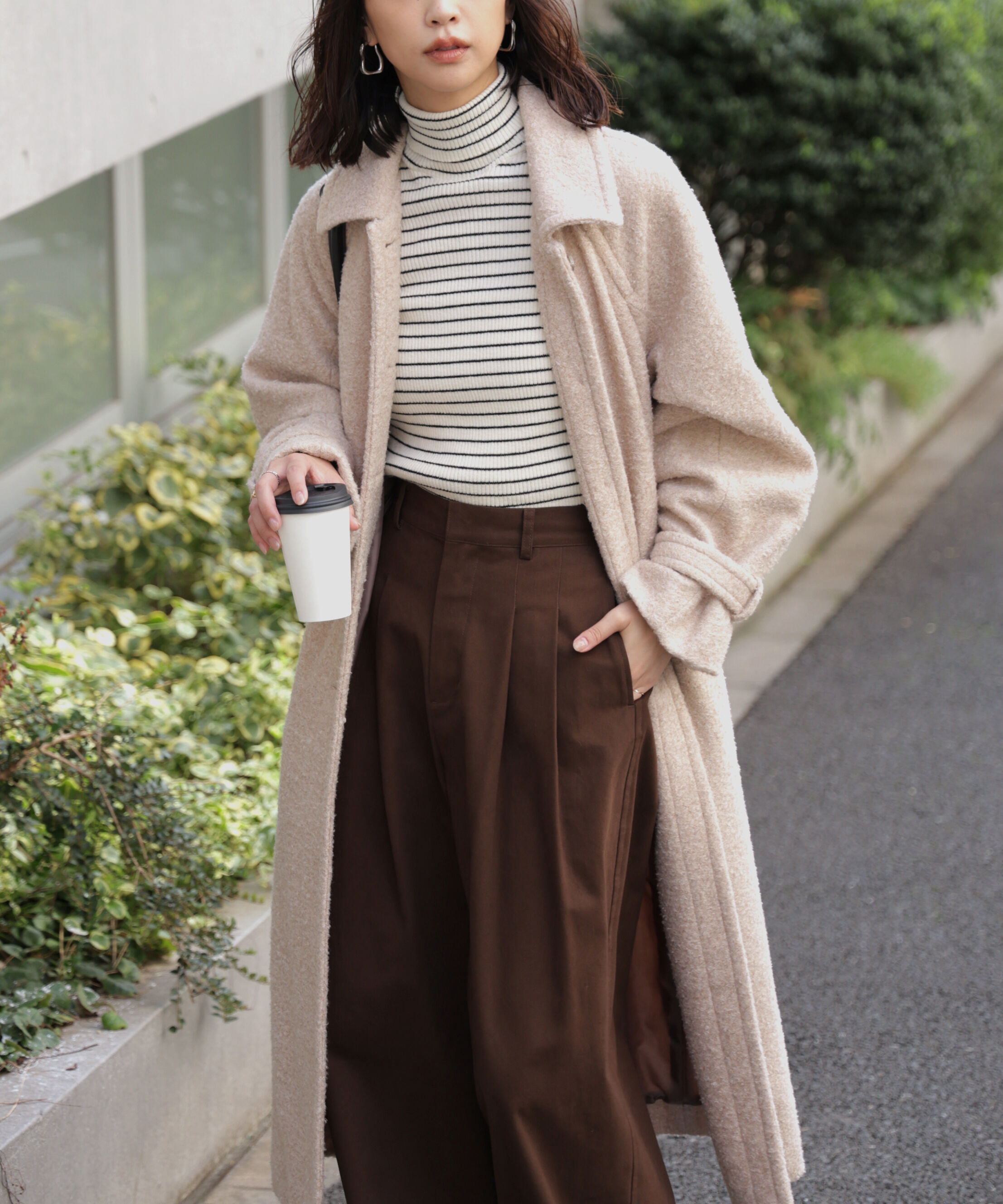  「2wayステンカラーロングコート」|その他|