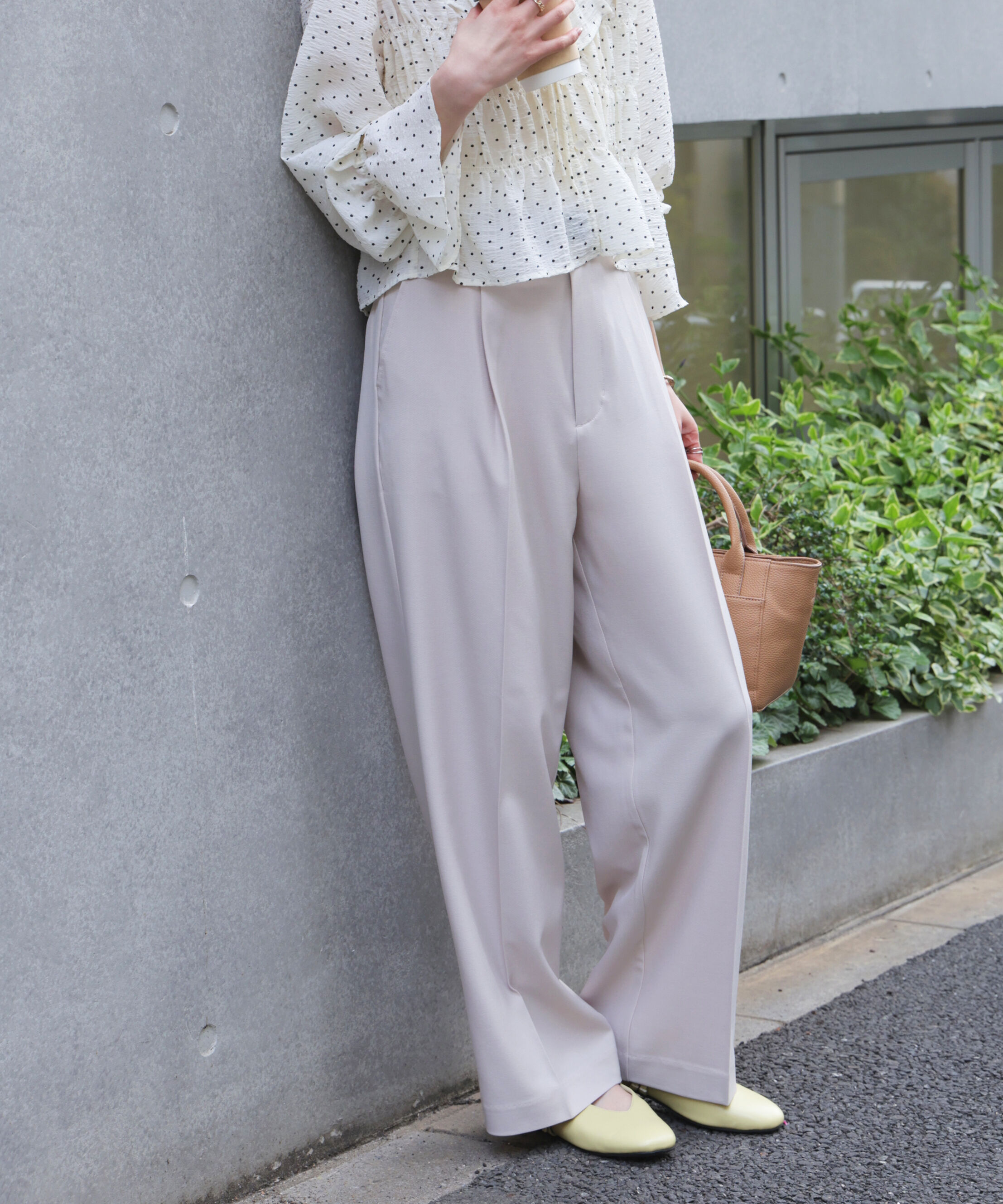  「ﾜﾝﾀｯｸﾜｲﾄﾞﾊﾟﾝﾂ[切らずに履ける身長別ｻｲｽﾞ/低身長/高身 」|その他|