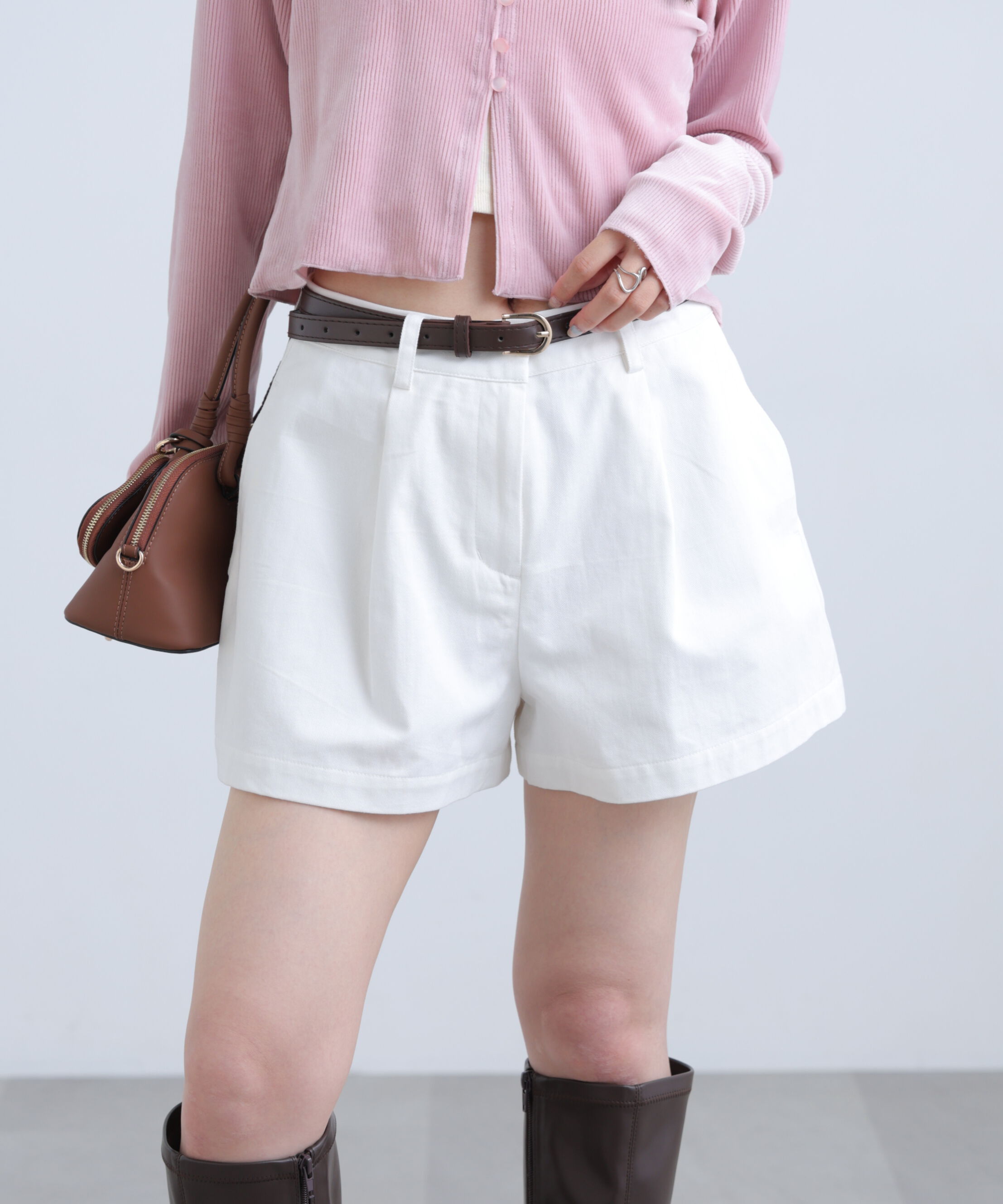  「ベルト付きショートパンツ」|その他|オフ