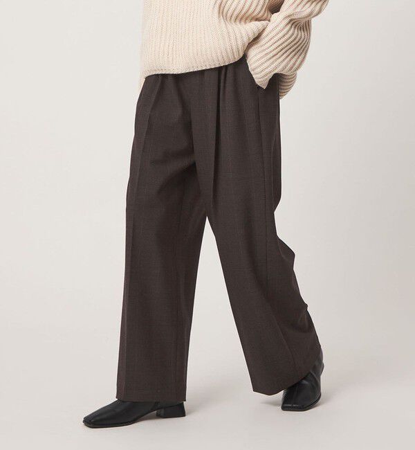 UNITED ARROWS green label relaxing「［size SHORT/TALLあり］キモウ ニーハイワイドパンツ」|その他|