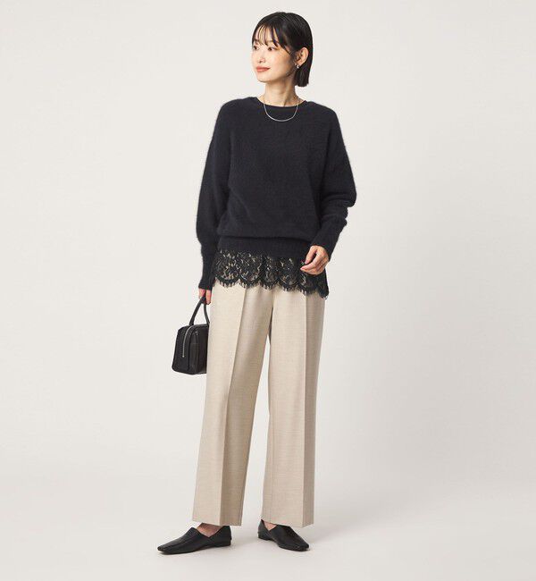 UNITED ARROWS green label relaxing「スソ レース プルオーバー カットソー」|Tシャツ・カットソー|