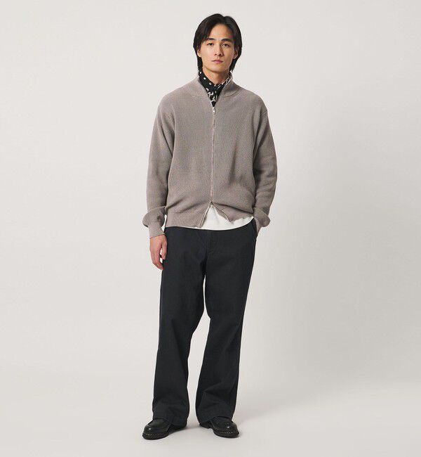 UNITED ARROWS「アイビー ポリエステル/ウール ドライバーズニット」|カーディガン|